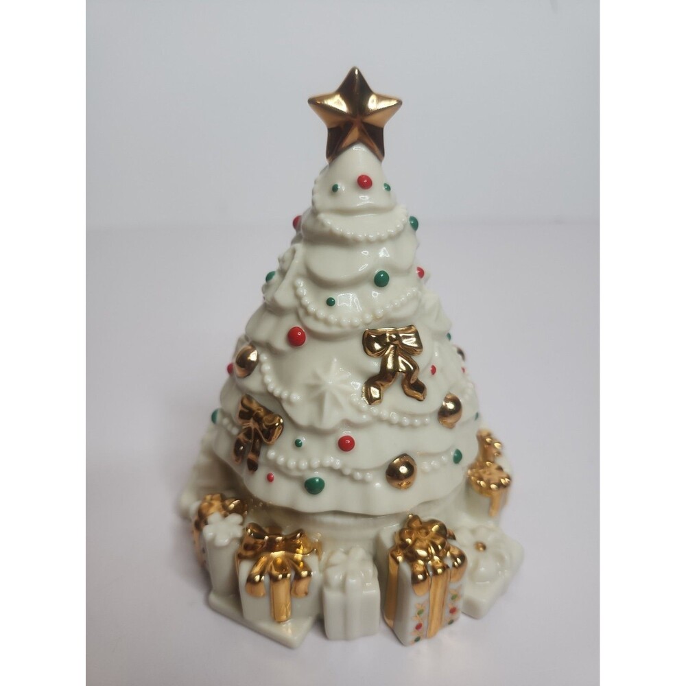 LENOX China Jewels Musical Figurines O' Christmas Tree Figurine DOES NOT WORK